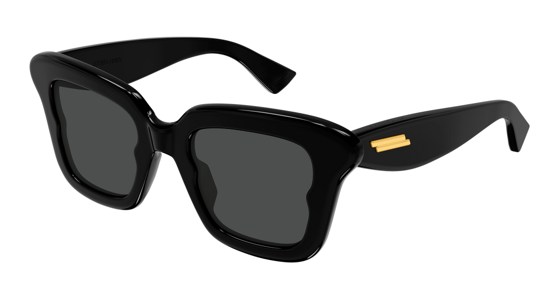 Óculos de sol bottega veneta bv1493s 001 negro butterfly femenino tamanho 48mm - Vista principal
