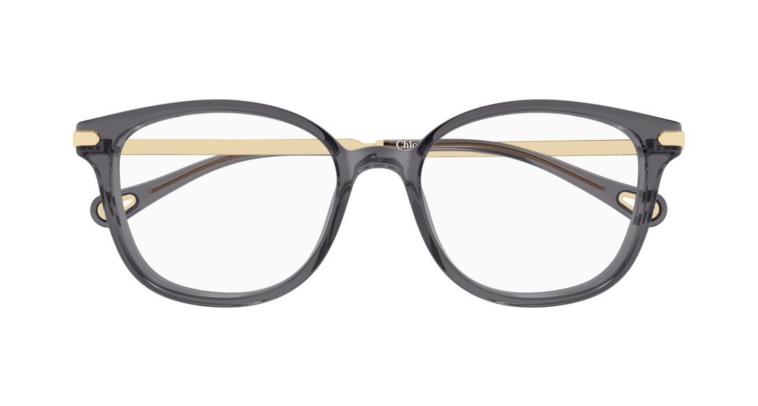 Briller chloé ch0359o 001 gris rectangular / squared femenino størrelse 53mm - Detaljeret visning