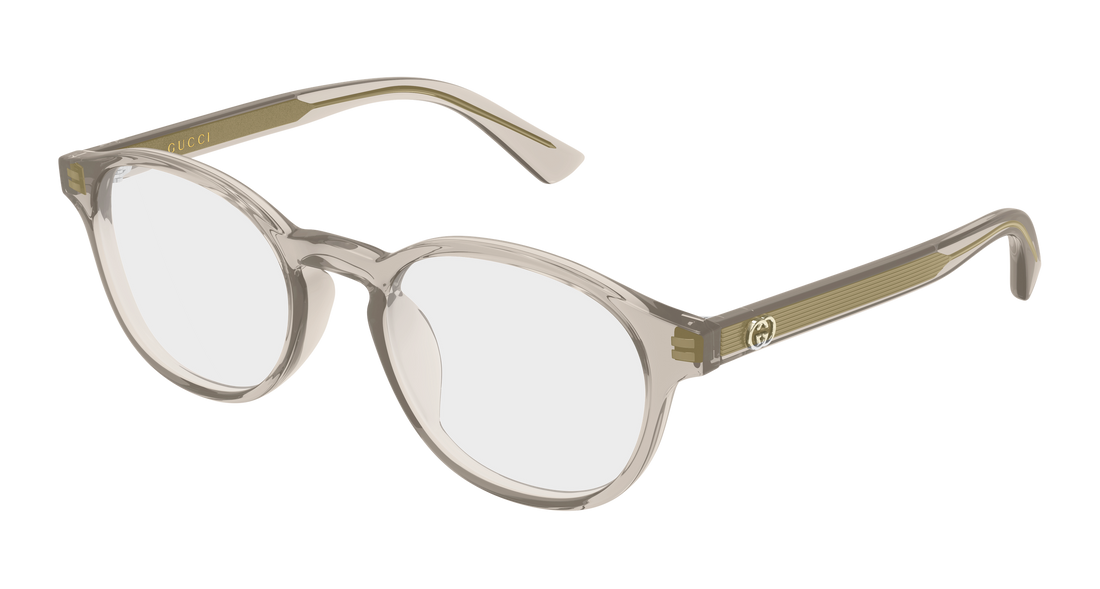 Brillen gucci gg2137ok 002 beige round/oval/panthos masculino größe 50mm - Hauptansicht