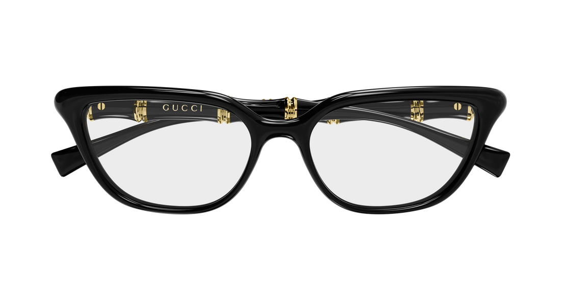 Occhiali da vista gucci gg2060o 001 negro geometrical/directional femenino taglia 53mm - Vista dettagliata