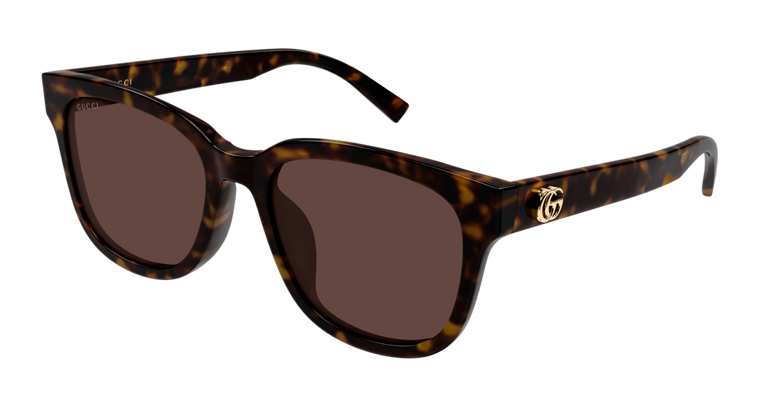 Okulary przeciwsłoneczne gucci gg2126sk 002 havana round/oval/panthos femenino rozmiar 55mm - Widok główny