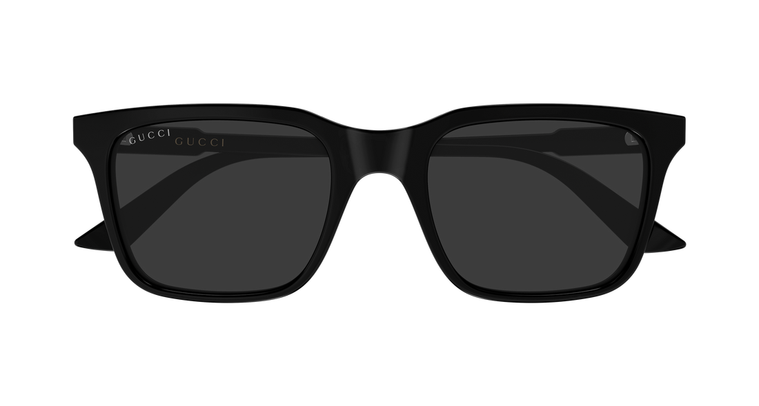 Óculos de sol gucci gg2114s 001 negro rectangular / squared masculino tamanho 53mm - Vista de detalhe