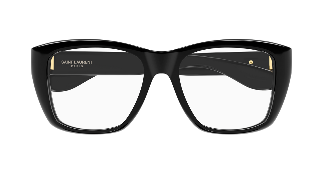 Óculos graduados saint laurent sl 925 001 negro cat eye femenino tamanho 54mm - Vista de detalhe