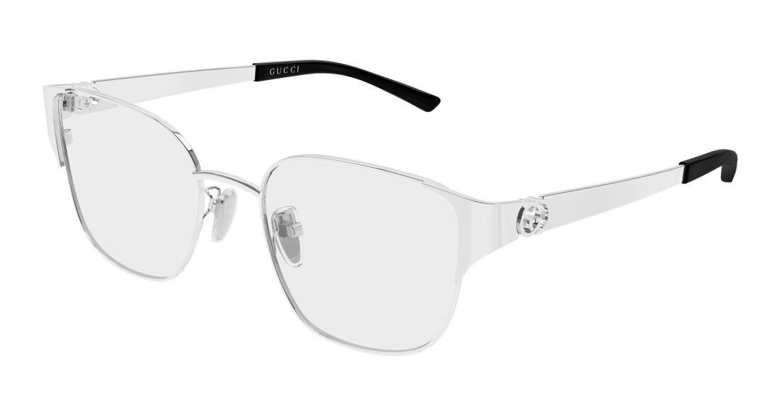 Briller gucci gg2199ol 005 plateado geometrical/directional femenino størrelse 53mm - Hovedvisning