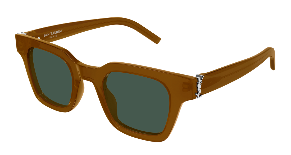 Óculos de sol saint laurent sl m157 005 marron rectangular / squared unisex tamanho 47mm - Vista principal