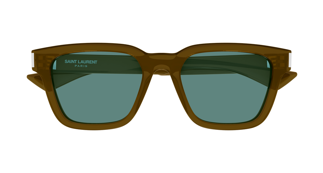 Sunglasses saint laurent sl 790 007 marron rectangular / squared masculino size 53mm - Detailed view