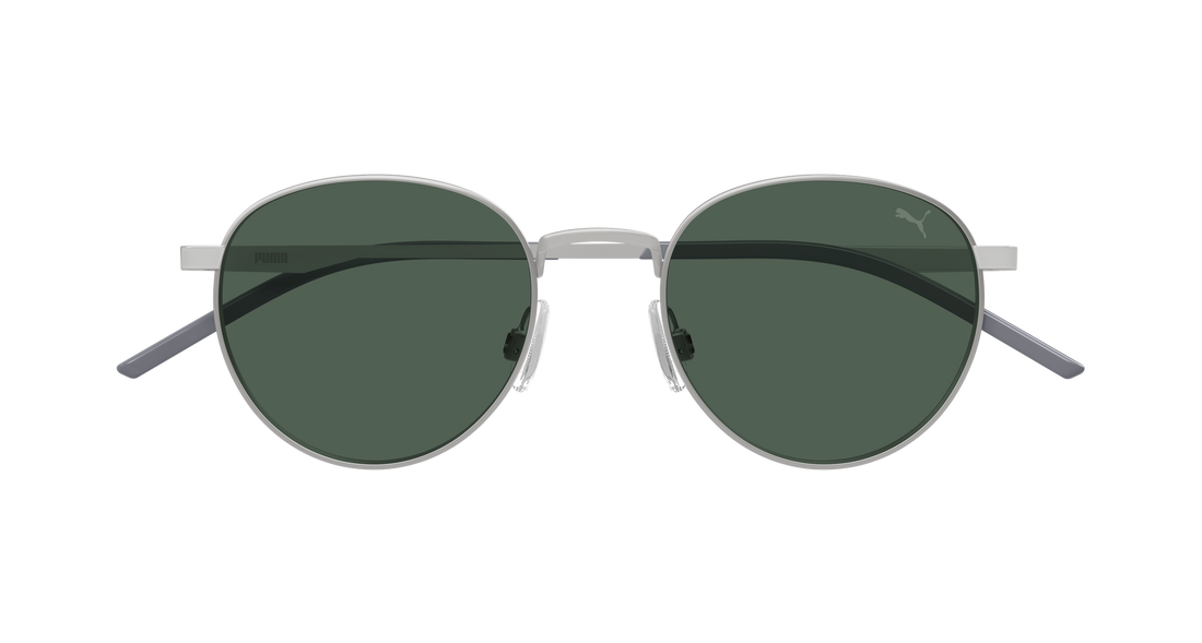 Sunglasses puma pu0535s 004 plateado round/oval/panthos masculino size 50mm - Detailed view