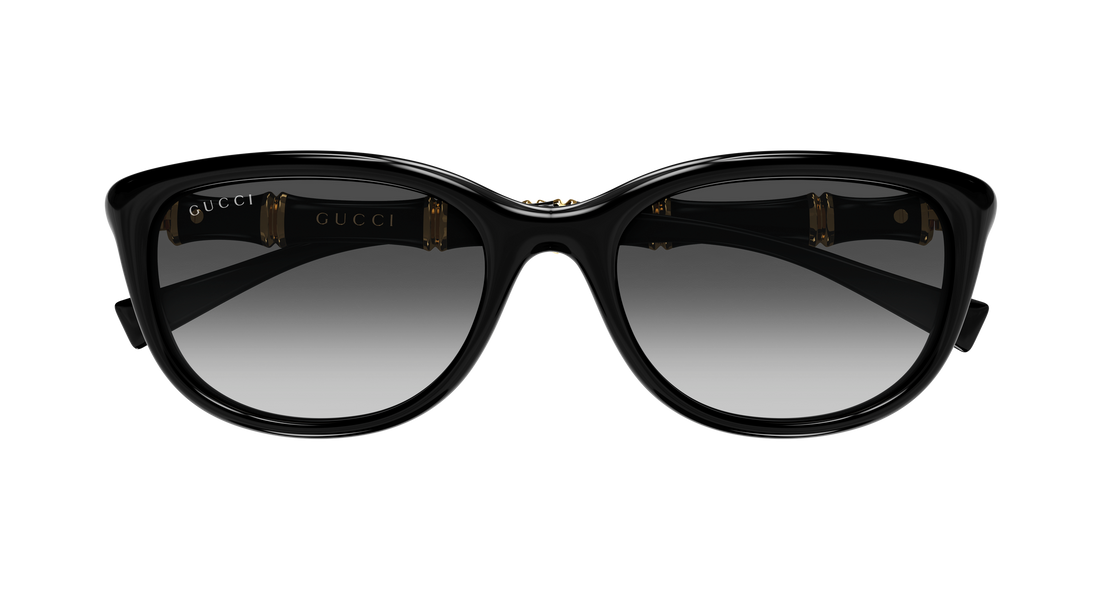 Lunettes de soleil gucci gg2062sa 001 negro rectangular / squared femenino taille 54mm - Vue détaillée