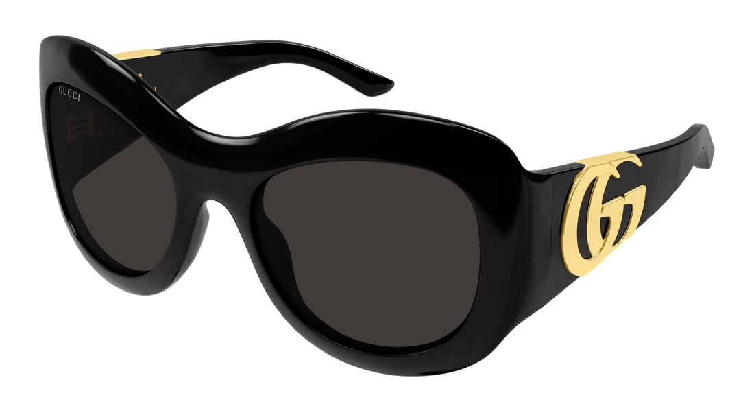 Óculos de sol gucci gg2275s 001 negro butterfly femenino tamanho 58mm - Vista principal