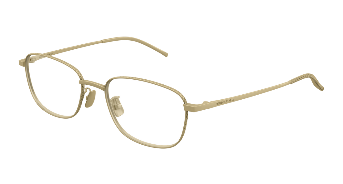 Glasögon bottega veneta bv1473oa 003 bronce rectangular / squared unisex storlek 52mm - Huvudvy