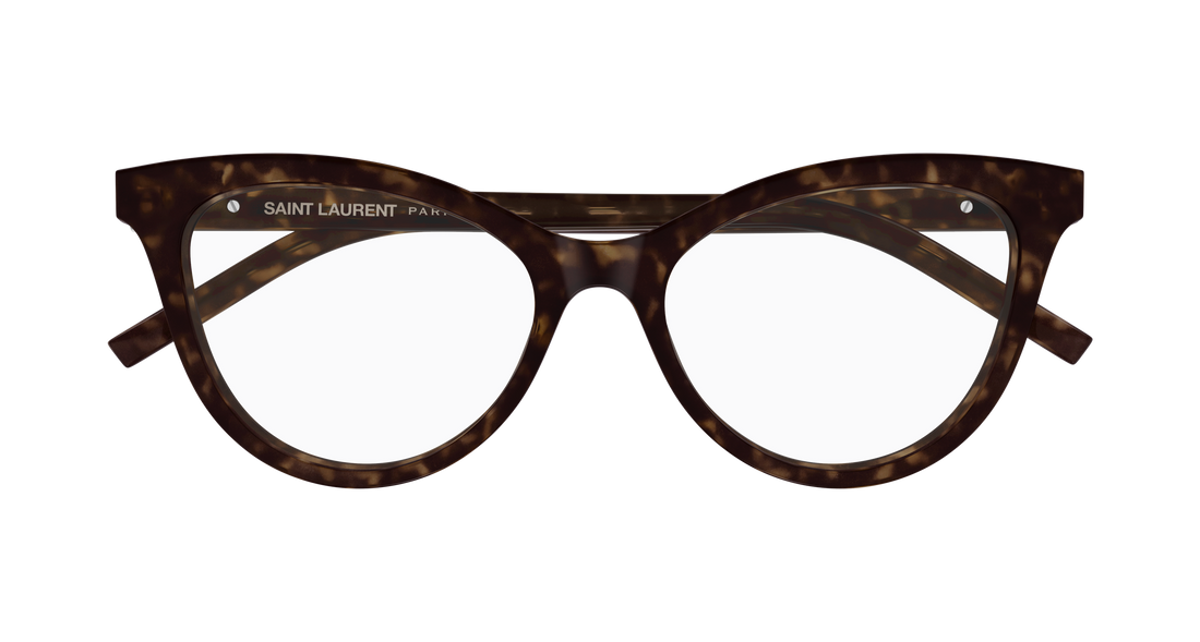 Gafas graduadas saint laurent sl m164 008 havana cat eye femenino talla 53mm - Vista de detalle