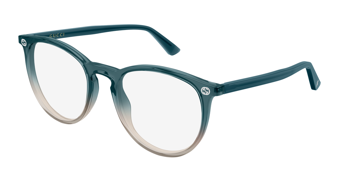 Brillen gucci gg0027o 023 gris round/oval/panthos femenino größe 52mm - Hauptansicht