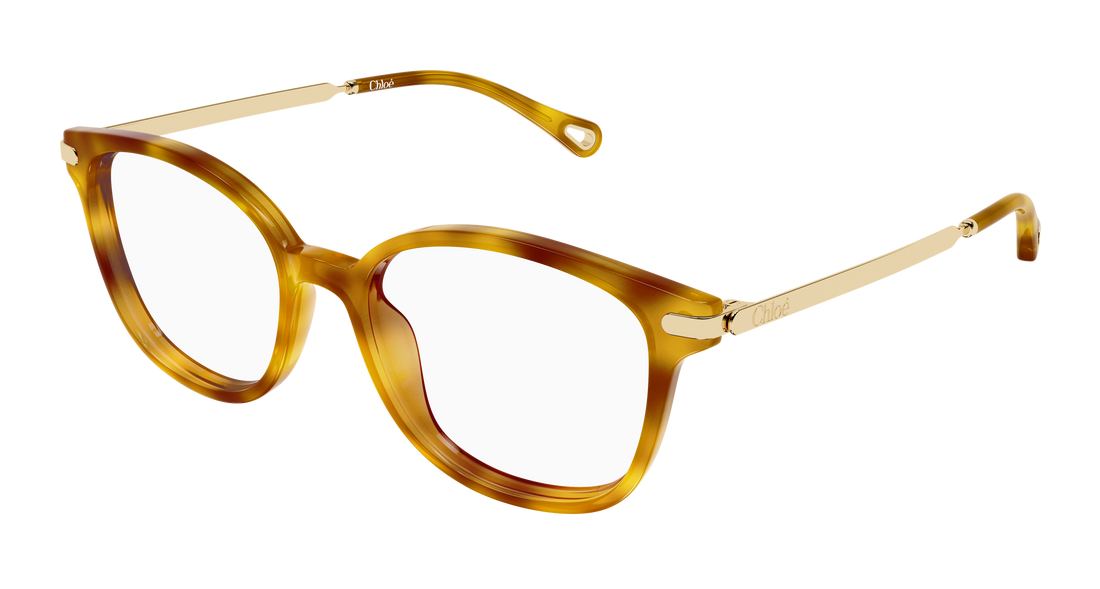Briller chloé ch0359o 002 havana rectangular / squared femenino størrelse 53mm - Hovedvisning