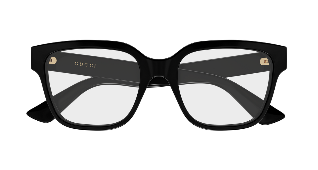 Lunettes de vue gucci gg2193o 001 negro rectangular / squared femenino taille 53mm - Vue détaillée