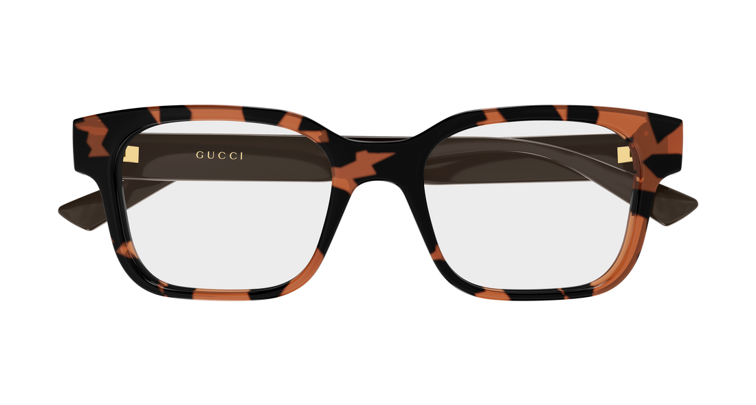 Brillen gucci gg2087o 007 havana rectangular / squared masculino größe 54mm - Detailansicht