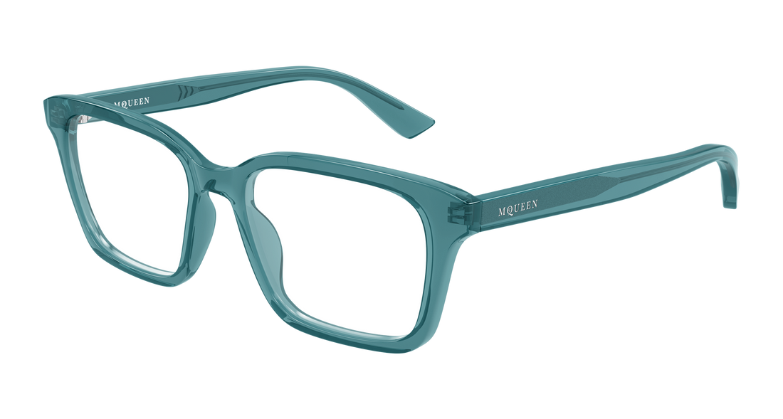 Brillen alexander mcqueen am0566o 005 azul rectangular / squared unisex größe 53mm - Hauptansicht