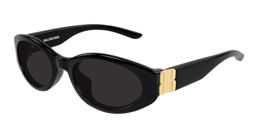 Óculos de sol balenciaga bb0507sk 001 negro round/oval/panthos femenino tamanho 55mm - Vista principal