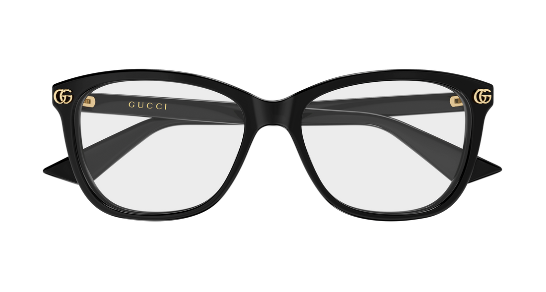 Brillen gucci gg2113oa 001 negro rectangular / squared femenino größe 55mm - Detailansicht