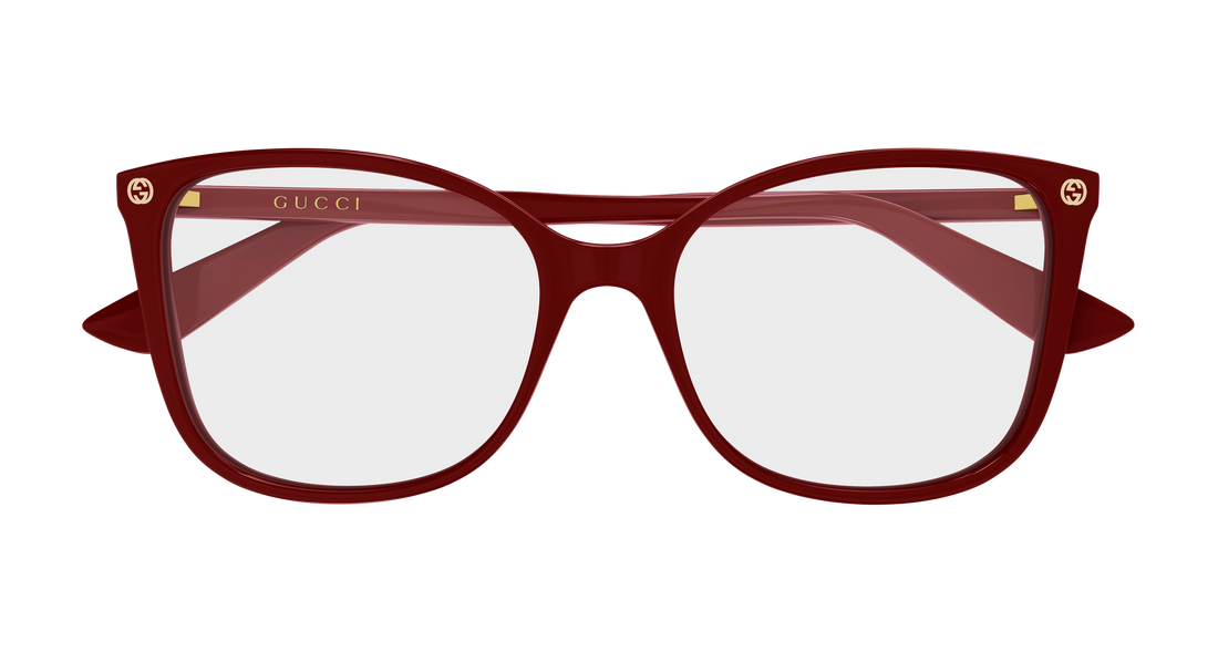 Brillen gucci gg0026o 031 burdeos cat eye femenino größe 55mm - Detailansicht