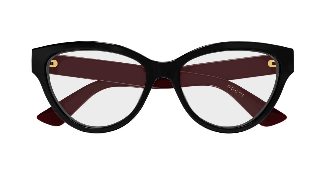 Brillen gucci gg1581o 005 negro round/oval/panthos femenino größe 55mm - Detailansicht