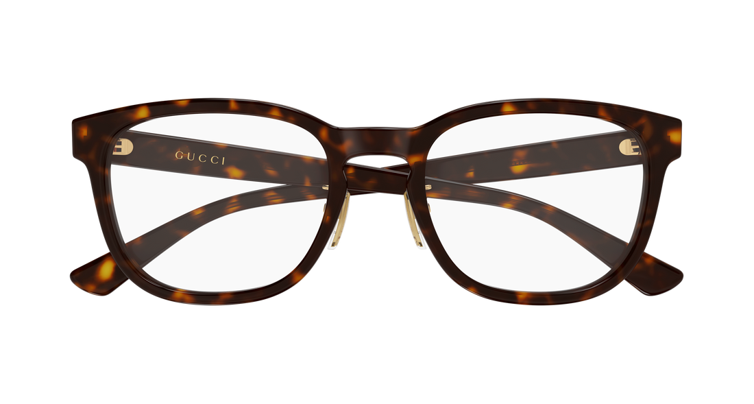 Occhiali da vista gucci gg2139ok 002 havana round/oval/panthos unisex taglia 53mm - Vista dettagliata