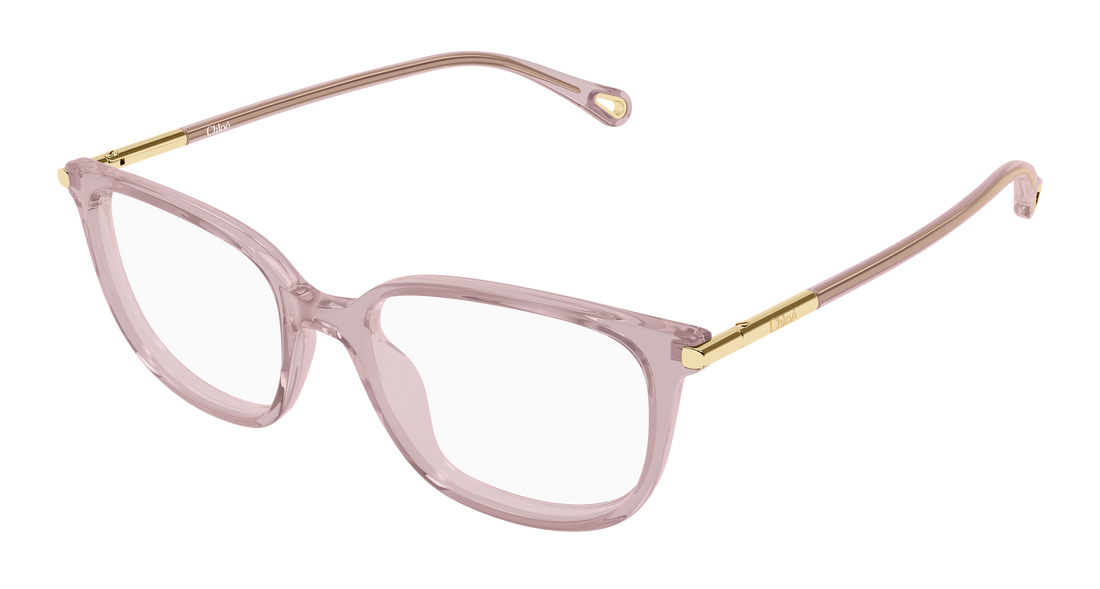 Óculos graduados chloé ch0400o 005 rosa cat eye femenino tamanho 53mm - Vista principal