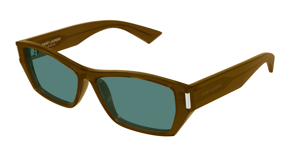 Óculos de sol saint laurent sl 928 003 marron rectangular / squared femenino tamanho 57mm - Vista principal