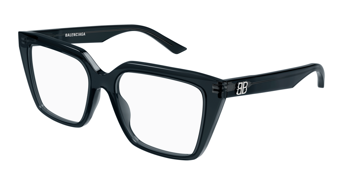 Dioptrijske naočale balenciaga bb0130o 017 gris rectangular / squared femenino veličina 53mm - Glavni prikaz