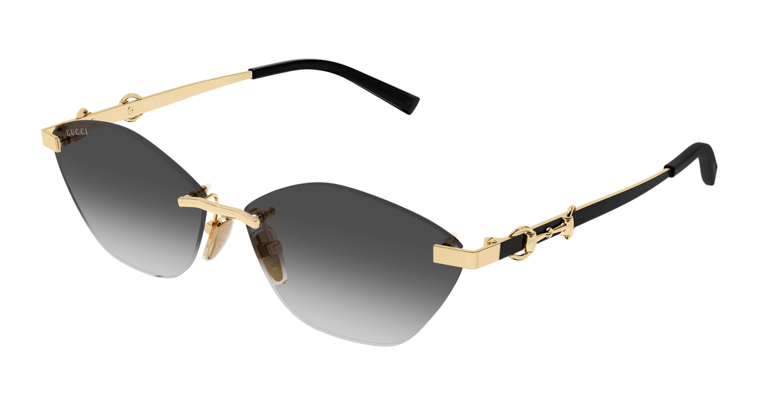 Lunettes de soleil gucci gg2050s 001 dorado cat eye femenino taille 59mm - Vue principale