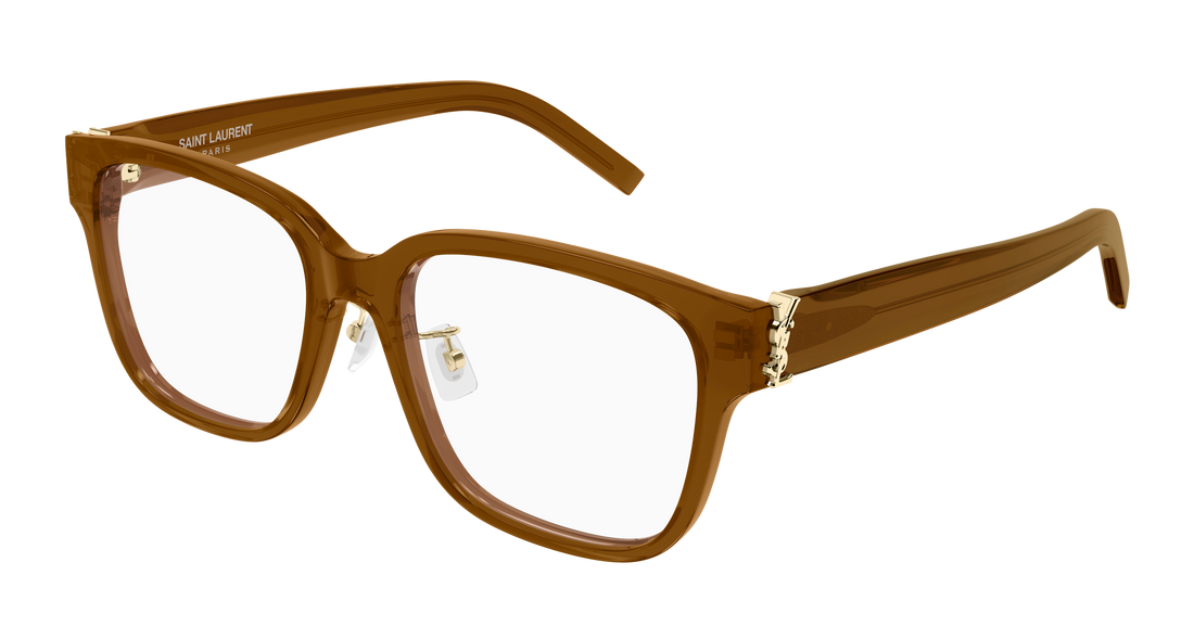 Brillen saint laurent sl m165/f 005 marron cat eye femenino größe 54mm - Hauptansicht