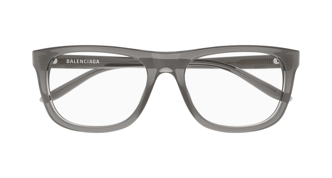 Dioptrijske naočale balenciaga bb0498o 004 gris rectangular / squared masculino veličina 56mm - Detaljni prikaz