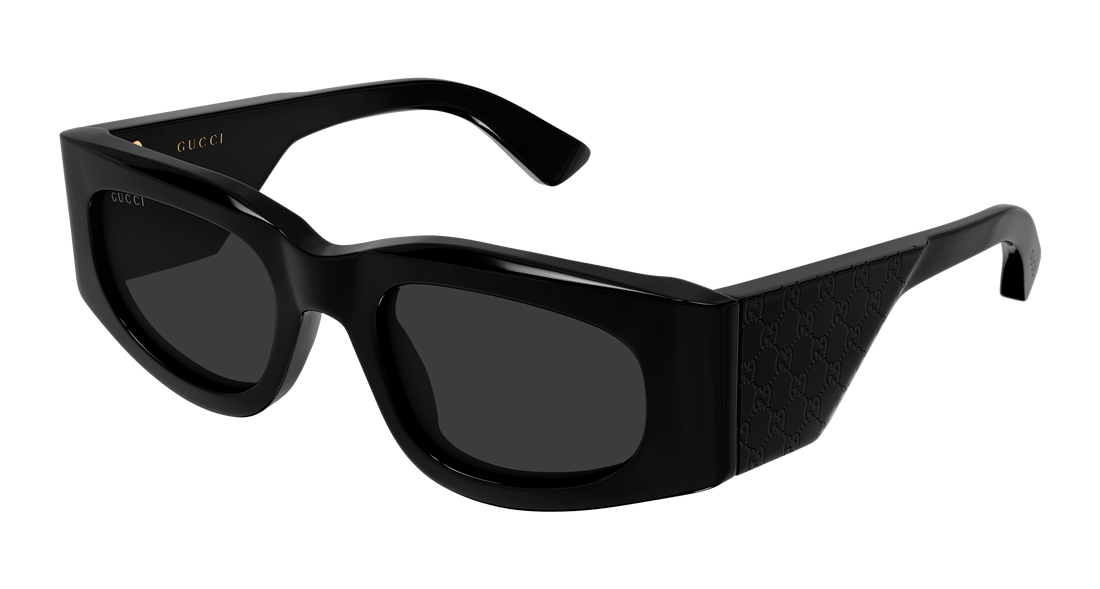 Lunettes de soleil gucci gg1664s 005 negro rectangular / squared femenino taille 51mm - Vue principale