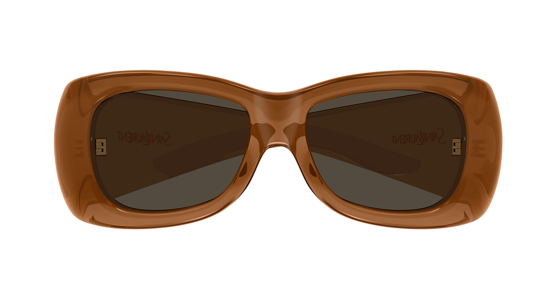 Sonnenbrillen saint laurent sl 901 howl 017 marron rectangular / squared unisex größe 61mm - Detailansicht