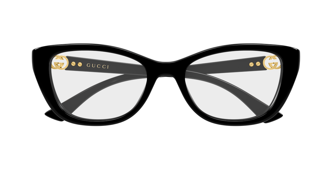 Briller gucci gg2196ol 005 negro cat eye femenino størrelse 53mm - Detaljeret visning