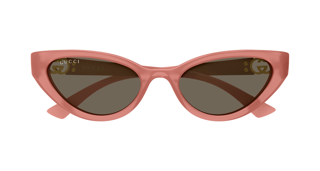 Solbriller gucci gg2194s 005 rosa cat eye femenino størrelse 52mm - Detaljeret visning
