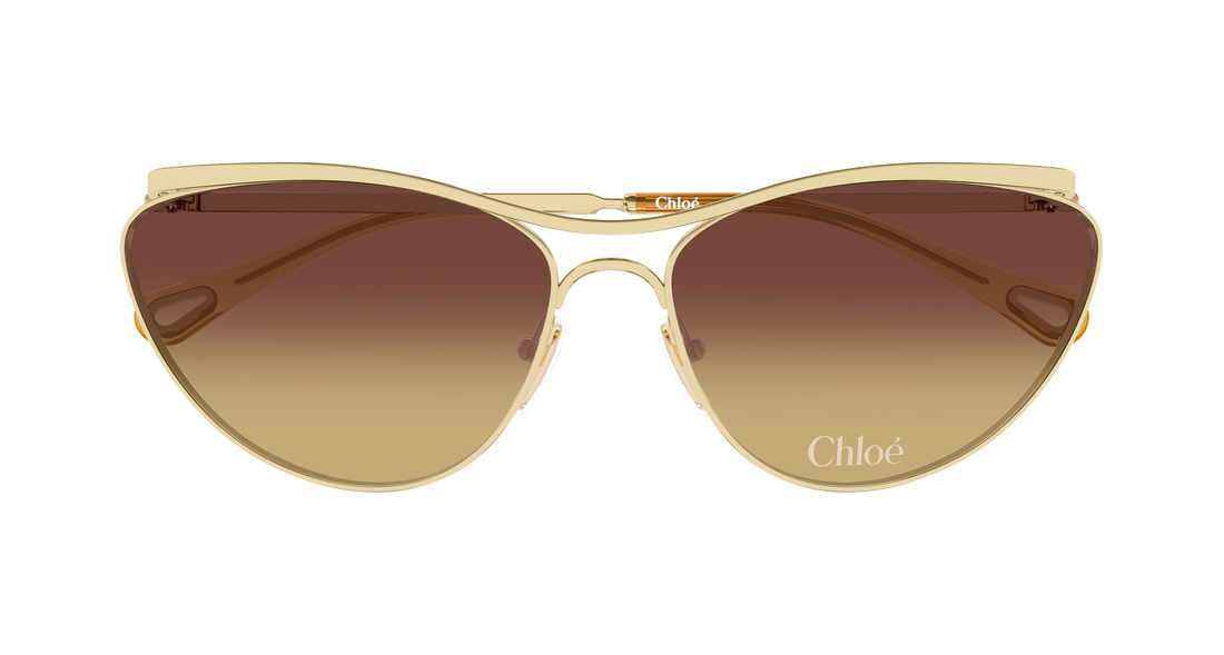 Sunglasses chloé ch0386s 004 dorado geometrical/directional femenino size 62mm - Detailed view