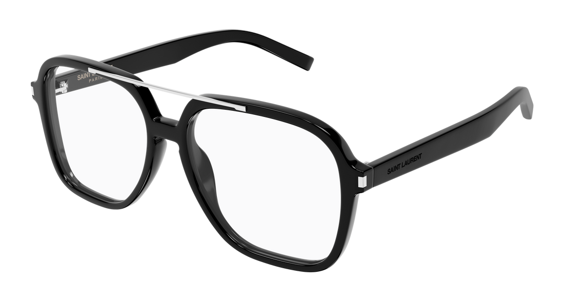 Occhiali da vista saint laurent sl 545 opt 001 negro rectangular / squared femenino taglia 58mm - Vista principale