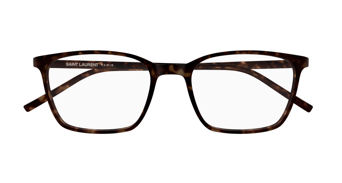 Briller saint laurent sl 885 002 havana rectangular / squared unisex størrelse 53mm - Detaljeret visning