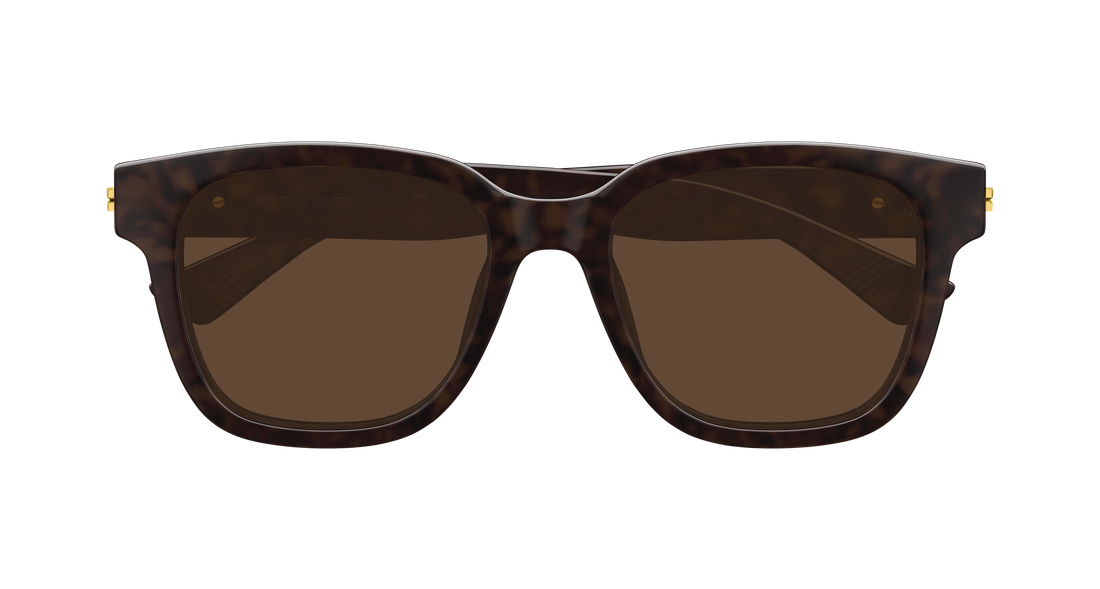 Lunettes de soleil bottega veneta bv1461sk 002 havana rectangular / squared masculino taille 54mm - Vue détaillée
