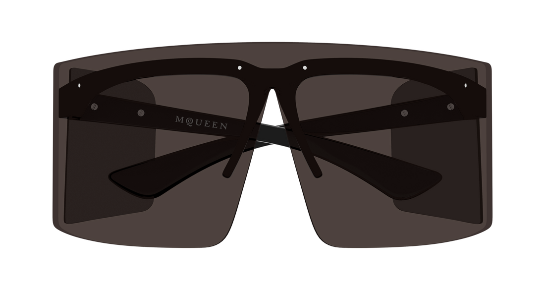 Sunčane naočale alexander mcqueen am0594s 001 negro shield unisex veličina 99mm - Detaljni prikaz