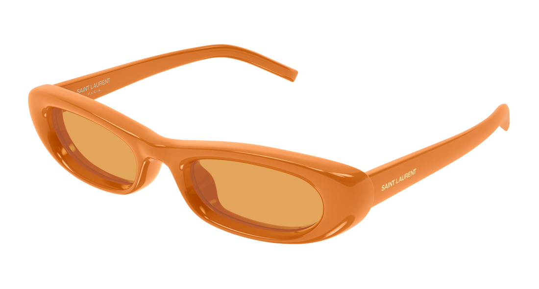 Occhiali da sole saint laurent sl 557 shade plump 005 naranja rectangular / squared femenino taglia 53mm - Vista principale