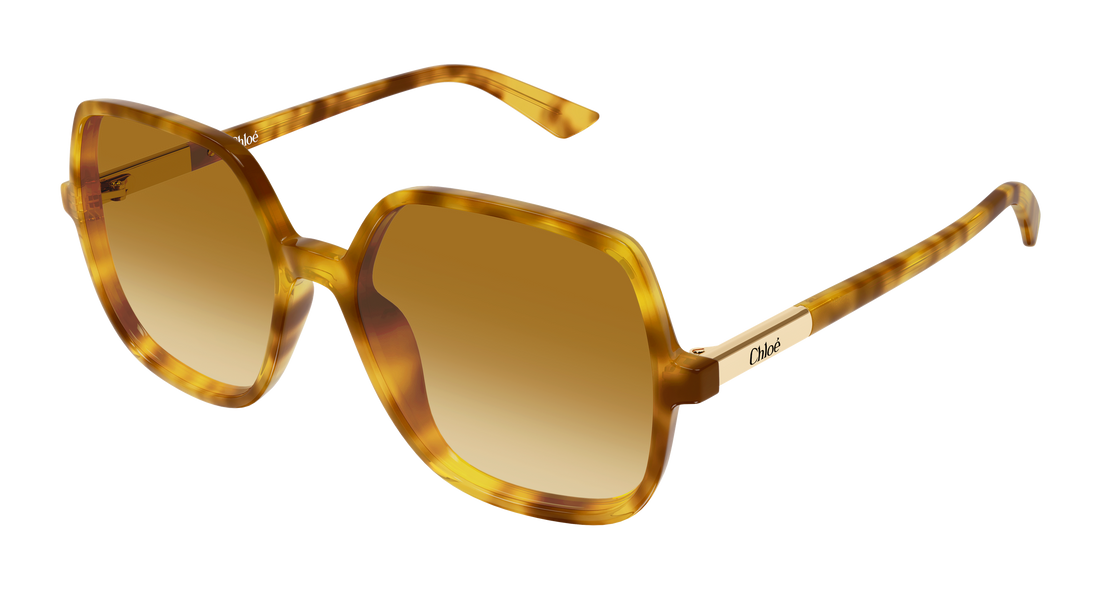 Occhiali da sole chloé ch0362s 004 havana geometrical/directional femenino taglia 55mm - Vista principale