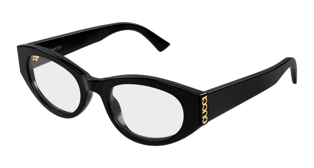 Brillen gucci gg2041o 001 negro round/oval/panthos femenino größe 50mm - Hauptansicht