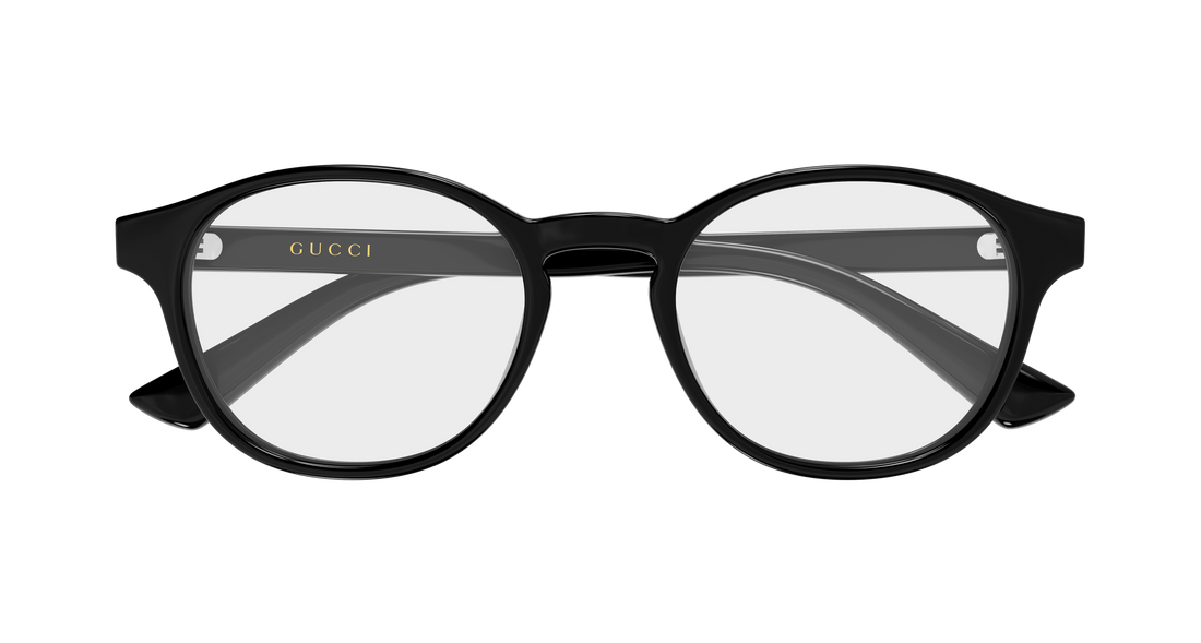 Brillen gucci gg2137ok 001 negro round/oval/panthos masculino größe 50mm - Detailansicht