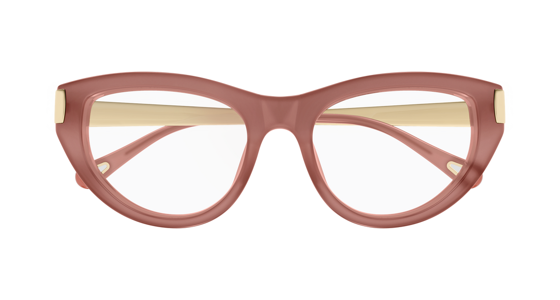 Brillen chloé ch0352o 004 rosa cat eye femenino größe 53mm - Detailansicht