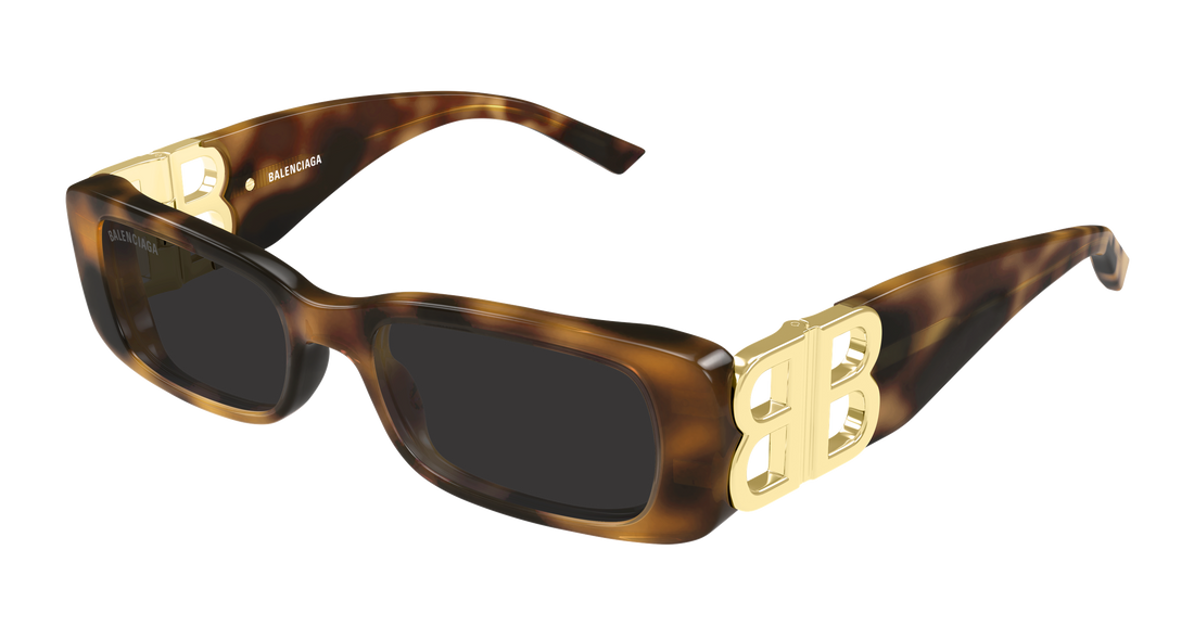 Occhiali da sole balenciaga bb0096s 027 havana rectangular / squared femenino taglia 51mm - Vista principale