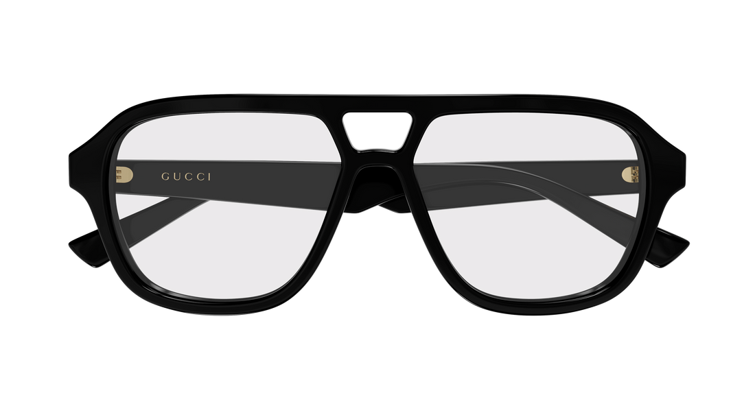 Brillen gucci gg2183o 001 negro round/oval/panthos masculino größe 54mm - Detailansicht