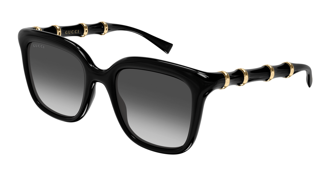Lunettes de soleil gucci gg2058s 001 negro rectangular / squared femenino taille 52mm - Vue principale