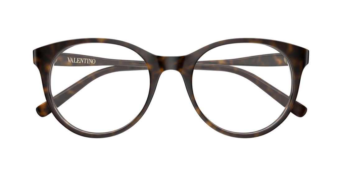 Brillen valentino vg0020o 002 havana round/oval/panthos femenino größe 52mm - Detailansicht