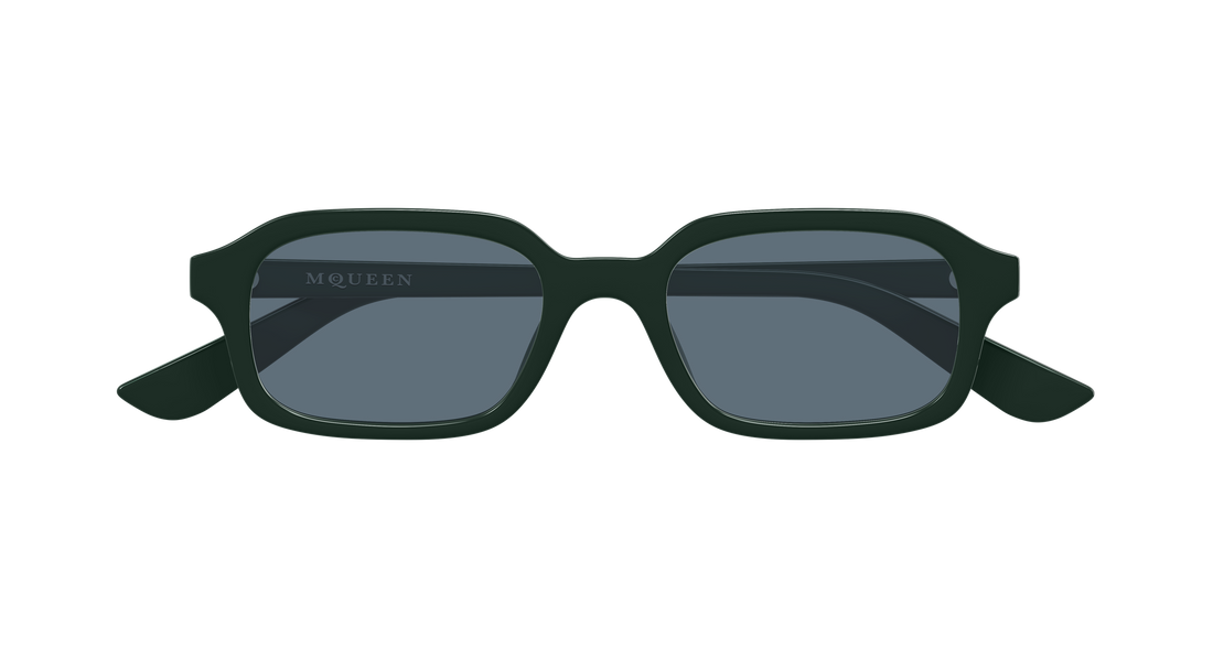 Óculos de sol alexander mcqueen am0558s 004 verde rectangular / squared masculino tamanho 51mm - Vista de detalhe
